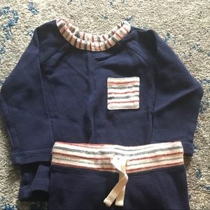 Hanna Andersson Waffle Knit matching set